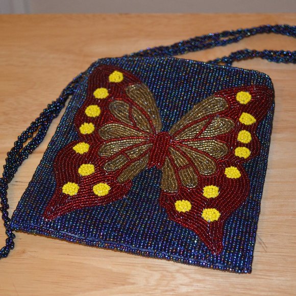 Ermo Handbags - REDUCED. NWOT Beaded shoulder purse